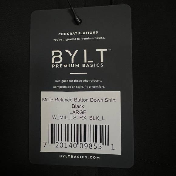 Women’s BYLT Relaxed Button Down Shirt - Picture 4 of 8